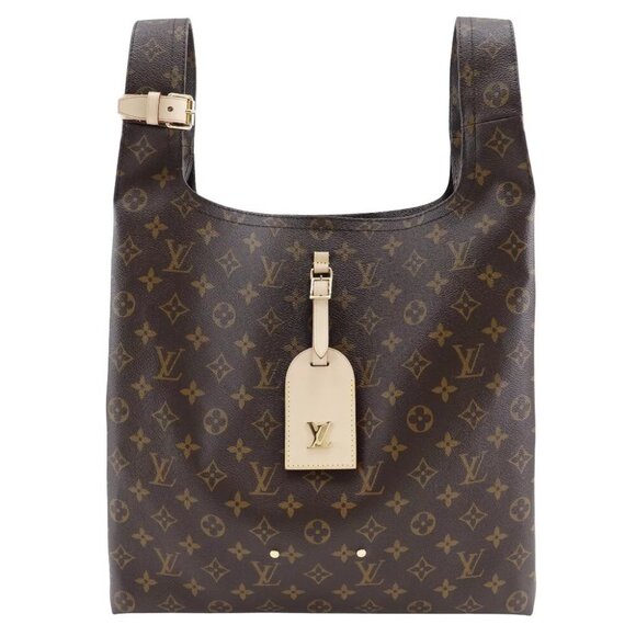 LOUIS VUITTON Atlantis GM Handbag M46817 2WAYShoulder Brown Monogram canva... - Picture 1 of 12